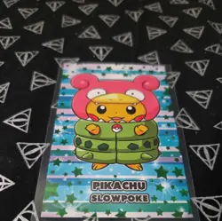 Rare Green Star Pokemon Card Database Christmas Set Poncho Pikachu FULL SET! - Image 4