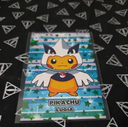 Rare Green Star Pokemon Card Database Christmas Set Poncho Pikachu FULL SET! - Image 5