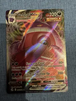 Pokemon TCG Fusion Strike Gengar VMAX Full Art Rare Card 157/264 - Image 2