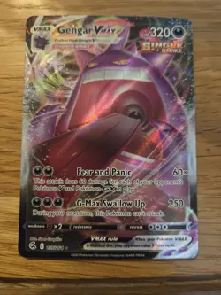 Pokemon TCG SWSH08: Fusion Strike #157/264 Gengar VMAX - Image 1