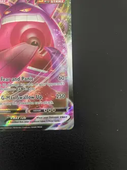 Pokemon Gengar VMAX TCG Card Fusion Strike 157/264 - Image 5