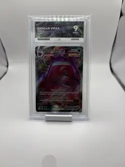 Pokemon TCG Fusion Strike Gengar VMAX Holo Ultra Rare Card 157/264 Ace 9 - Image 3