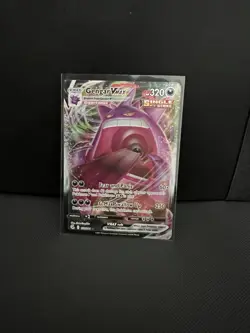 Pokemon TCG Fusion Strike Ace Gengar VMAX Holo Card 157/264 - Image 1