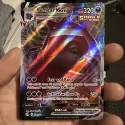 Pokemon Gengar VMAX TCG Fusion Strike Card 157/264 Near Mint Condition - Image 1