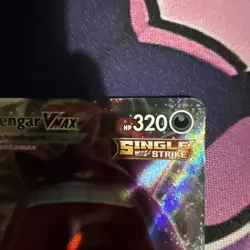 Pokemon Gengar VMAX TCG Fusion Strike Card 157/264 Near Mint Condition - Image 4