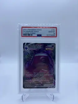 Gengar VMAX PSA 10 Fusion Strike 2021 SWSH 157/264 Pokemon TCG Ultra Rare - Image 1