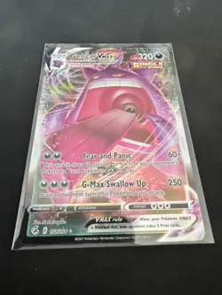 Pokemon TCG Fusion Strike Ace Gengar VMAX Holo Card 157/264 - Image 4