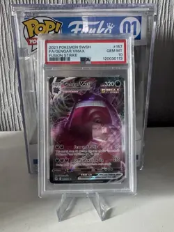 Gengar VMAX PSA 10 Fusion Strike 2021 SWSH 157/264 Pokemon TCG Ultra Rare - Image 1