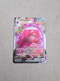 Pokemon TCG Fusion Strike Ace Gengar VMAX Holo Card 157/264 - Image 1