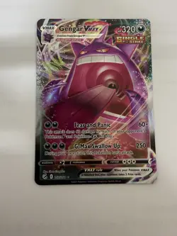 Pokemon TCG Gengar Vmax Fusion Strike 157/264 Holo Ultra Rare - Image 1
