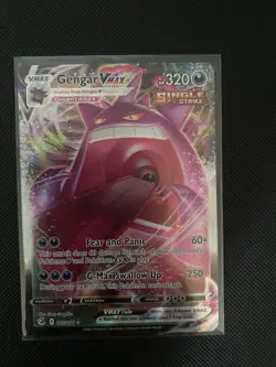Pokemon TCG Gengar VMAX 157/264 Fusion Strike Card NM/M - Image 3