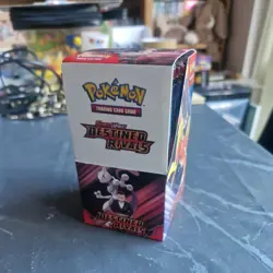 1 x Destined Rivals Half Booster Box 18 Packs NEW Not Sealed Pokemon TCG Cards - Image 1