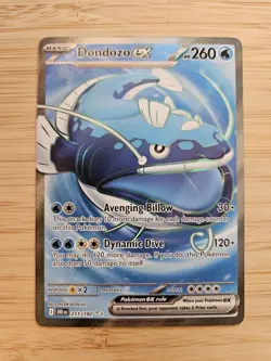 Dondozo ex 211/182 (DRI) Destined Rivals NM Full Art Pokemon Card - Image 1