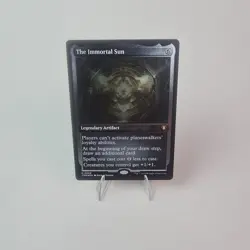 MTG English The Immortal Sun Foil Etched Commander Masters Lightly Played - Image 1