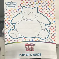Pokemon Trading Card Game Players Guide Book Scarlet & Violet 151 Snorlax - Image 1