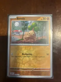 Pokemon TCG Bonsly Reverse Holo Common Card 110/197 Obsidian Flames - Image 1