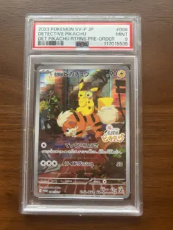 PSA 10 2023 Japanese Pokemon Detective Pikachu 098/SV-P Promo Card Gem Mint - Image 1