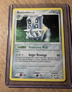 Bastiodon Holo 21/123 Mysterious Treasures Pokemon Card - Image 1