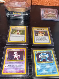 Pokemon Gym Challenge Holo Card Lot Mewtwo Poliwrath Erika Misty 2000 English - Image 1