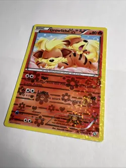 Pokemon Growlithe RC4/RC25 Reverse Holo Legendary Treasures Radiant Collection - Image 3