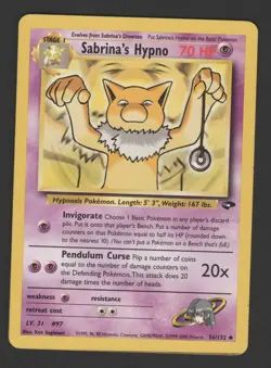 Sabrina's Hypno Gym Challenge 56/132 ENG - Pokemon Card - Image 1