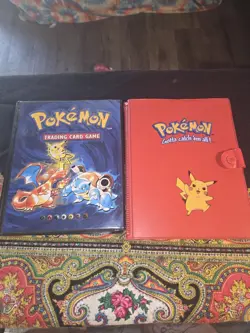 1999 Base Set Vintage Pokemon Trading Card Folder Empty Binders, WOTC - Image 1
