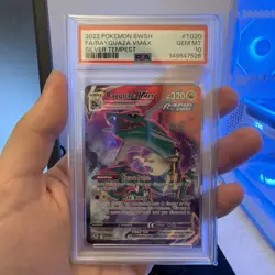 RAYQUAZA VMAX TG20/TG30 PSA 10 SILVER TEMPEST HOLO RARE POKEMON CARD ENGLISH - Image 1