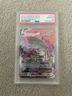 Rayquaza VMAX TG20/TG30 Pokemon Card - Silver Tempest Trainer Gallery - PSA 10 - Image 1