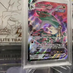 PSA 10 Rayquaza VMAX TG20/TG30 SWSH Silver Tempest Alt Art Holo Pokemon Card - Image 4