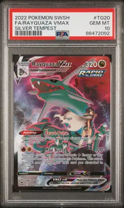 Rayquaza VMAX TG20/TG30 Pokemon Sword & Shield Silver Tempest PSA 10 SWSH - Image 1