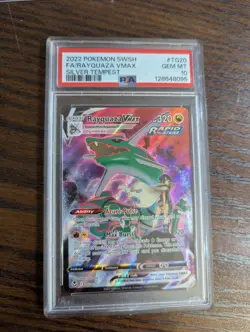 Pokemon TCG Rayquaza VMAX TG20/TG30 Swsh12: Silver Tempest PSA 10 - Image 1