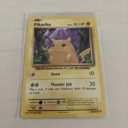 Pikachu 2016 Pokemon Lv 12 60 HP Gnaw Thunder Jolt 35/108 Artist Mitsuhiro Arita - Image 1
