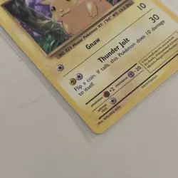 Pikachu 2016 Pokemon Lv 12 60 HP Gnaw Thunder Jolt 35/108 Artist Mitsuhiro Arita - Image 5