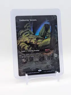 MTG - Undercity Sewers - FOIL Borderless Mythic #20 - TMNT Source Material - NM - Image 1