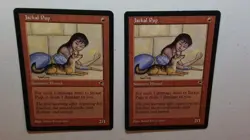 X2 MTG Magic the Gathering Jackal Pup Tempest NM - Image 1