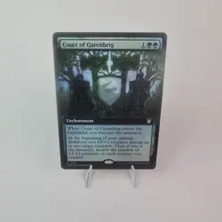 MTG Court of Garenbrig Foil Extended Art Wilds of Eldraine Lightly Played - Image 1