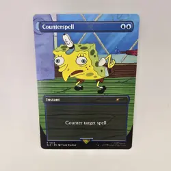 Magic The Gathering SpongeBob Counterspell SLD 1933 Secret Lair Non Foil MTG - Image 1