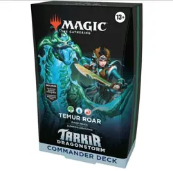 MTG Temur Roar Tarkir Dragonstorm Sealed Commander Deck Magic The Gathering - Image 1