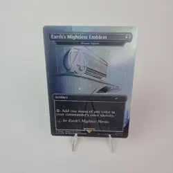 Earth's Mightiest Emblem - Arcane Signet Rainbow Foil Secret Lair Drop MTG - Image 1