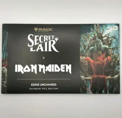 MTG Secret Lair x Iron Maiden: Eddie Unchained RAINBOW FOIL Edition New Sealed - Image 1
