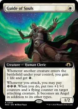 Guide of Souls (Extended Art) MTG NM Modern Horizons 3 Regular NON-FOIL - Image 1