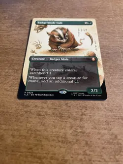 Magic: The Gathering Badgermole Cub (Borderless) - Avatar: The Last Airbender - Image 2