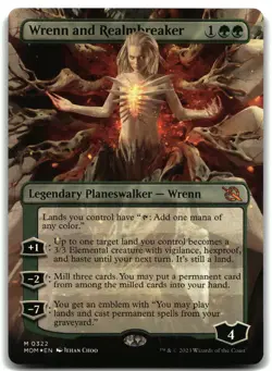 Wrenn and Realmbreaker FOIL 322 Magic_the_gathering March of the Machine - Image 1