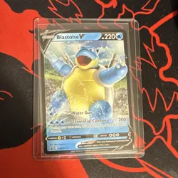 Pokemon TCG Blastoise V SWSH101 Sword & Shield Promo Holo 220 HP 5ban Graphics - Image 1