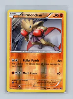 Hitmonchan 48/83 Rare Generations Pokemon Reverse Holo Lightly Played - Image 1