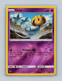 Uxie 41/131 Uncommon Forbidden Light Pokemon Reverse Holo Lightly Played - Image 1