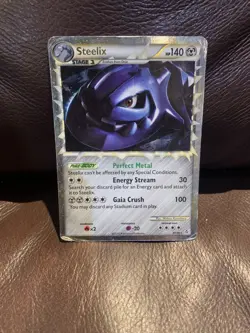 Pokemon TCG Steelix PRIME 87/95 Unleashed, HeartGold SoulSilver era (DMG) - Image 1
