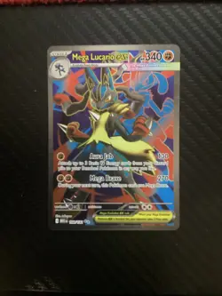 Pokemon TCG Mega Lucario ex 160/132 Mega Evolution Ultra Rare NM - Image 1