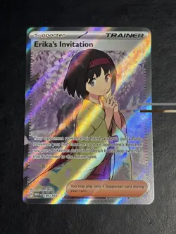 Pokemon Erika's Invitation 196/165 151 SV Ultra Rare Full Art Trainer - Image 2