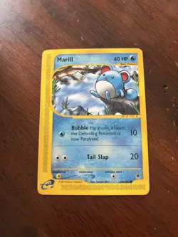 Pokemon Marill 120/165 Expedition Base Set Regular Common 40 HP English - Image 1